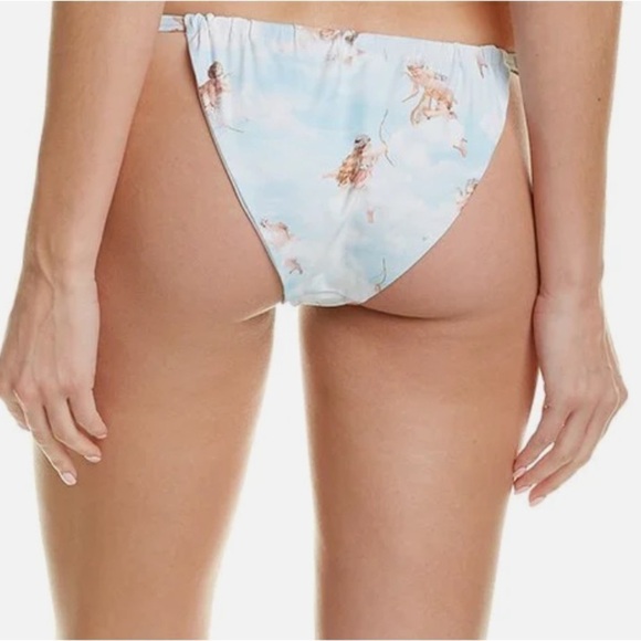 NWT WeWoreWhat BABV ANGELS RUCHED BOTTOM - Picture 2 of 4